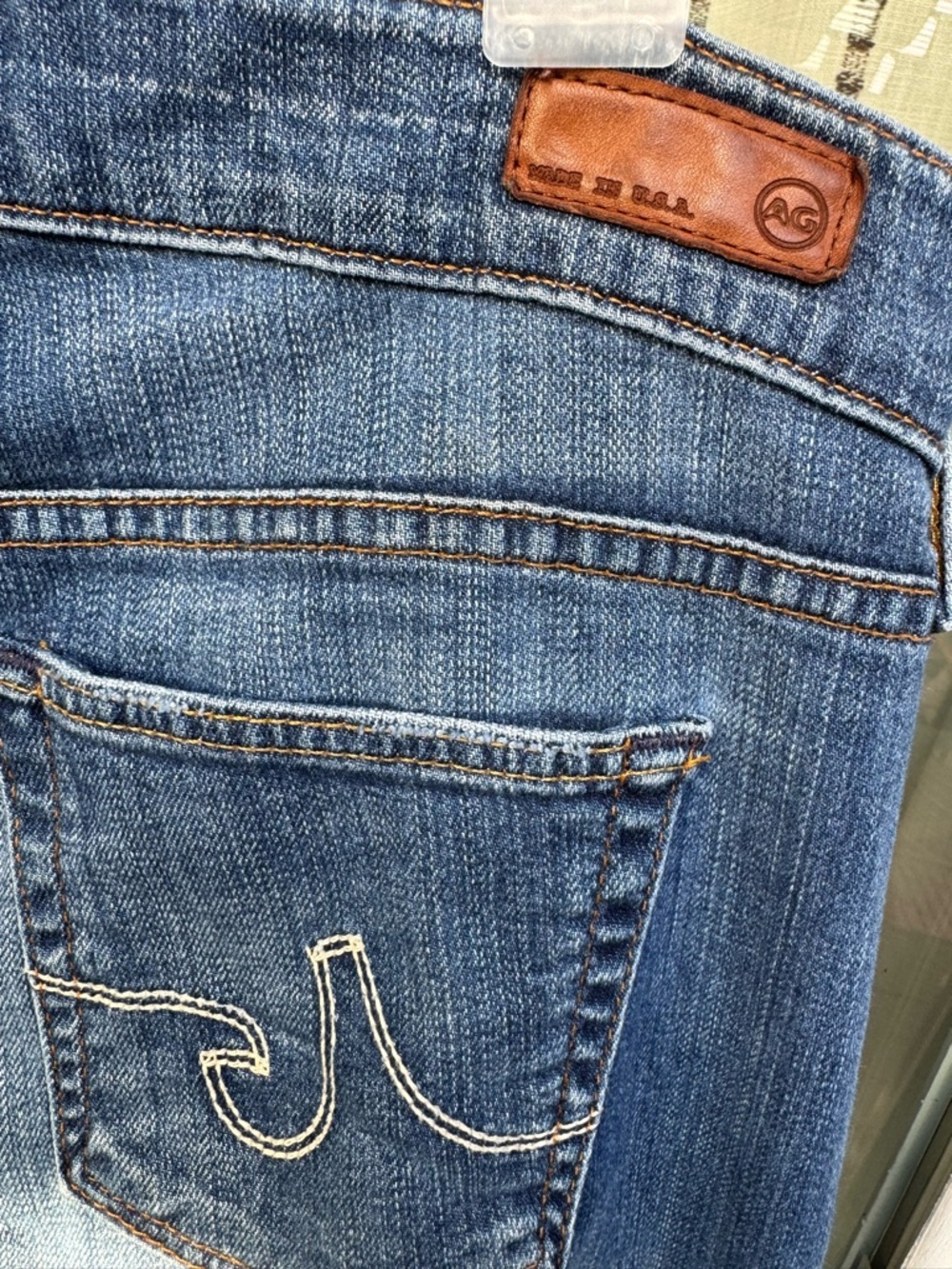 X😻Ag Adriano Goldschmied the Tomboy Crop Relaxed Straight Jeans - Picture 3 of 5